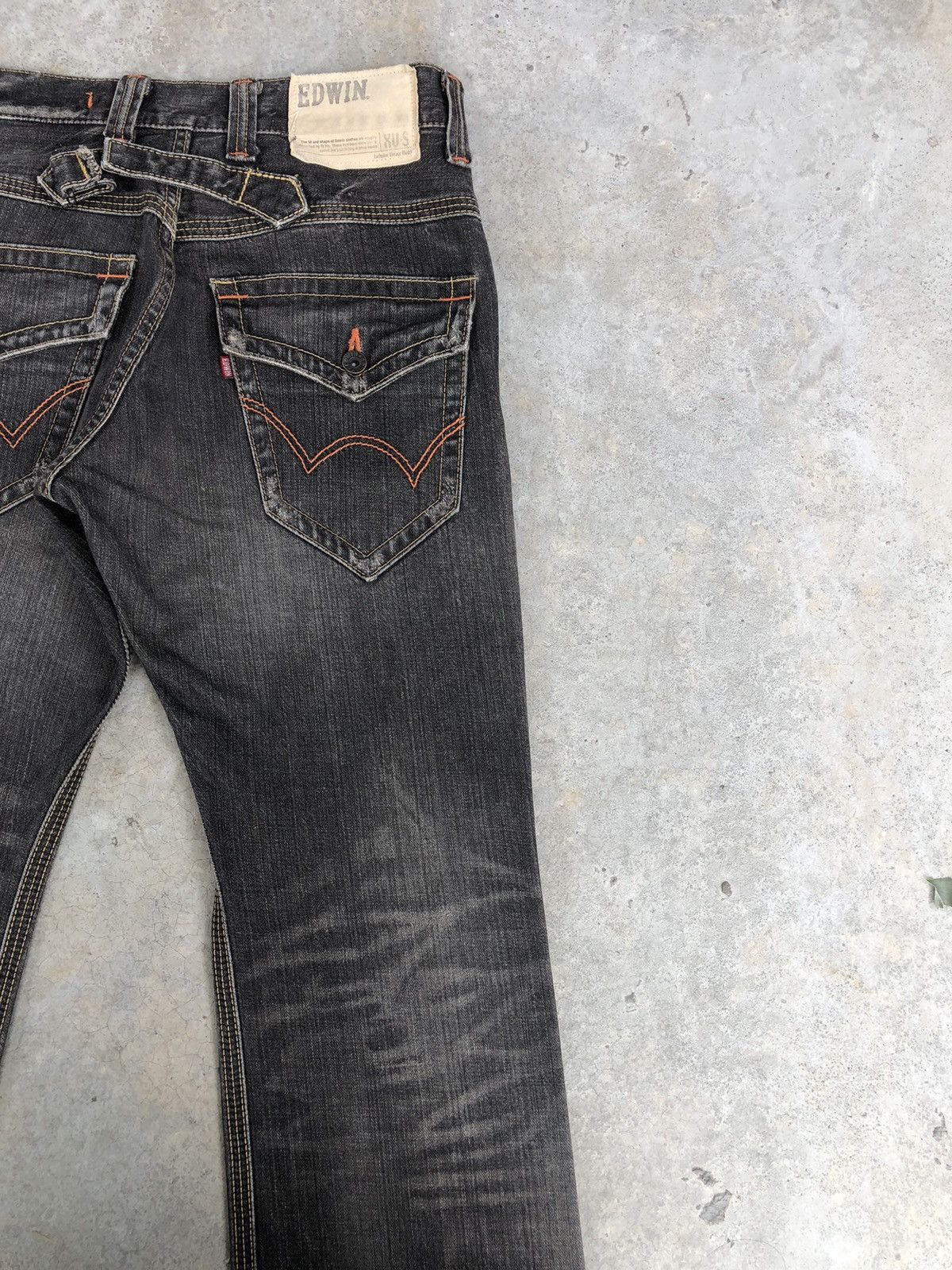 If Six Was Nine Japanese Edwin XV Flared Jeans Distressed buckle back jeans Size US 32 / EU 48 - 11 Thumbnail
