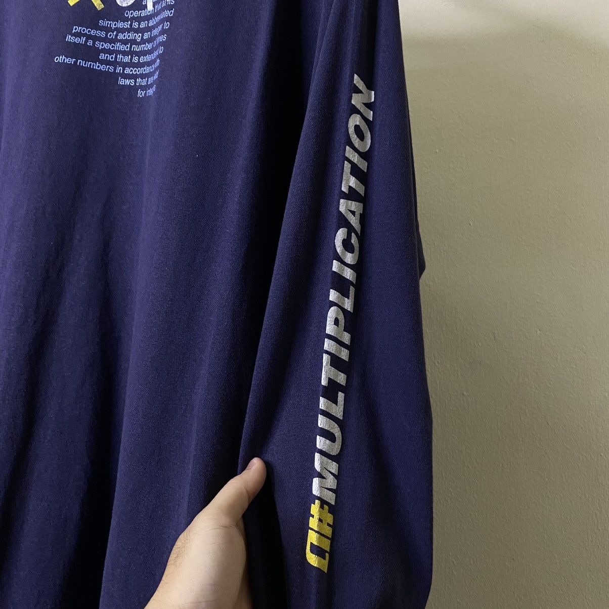 Alphanumeric Vintage 1990s Alphanumeric LS T Shirt Size US XL / EU 56 / 4 - 4 Thumbnail