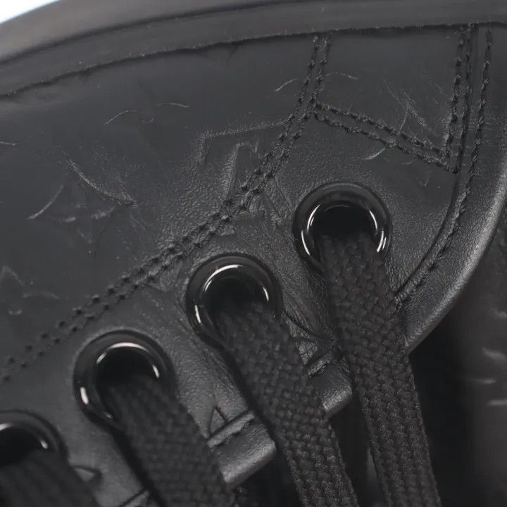 Louis Vuitton Louis Vuitton Casual Black Flat Sneakers -2508 Size US 6.5 / EU 39-40 - 5 Thumbnail