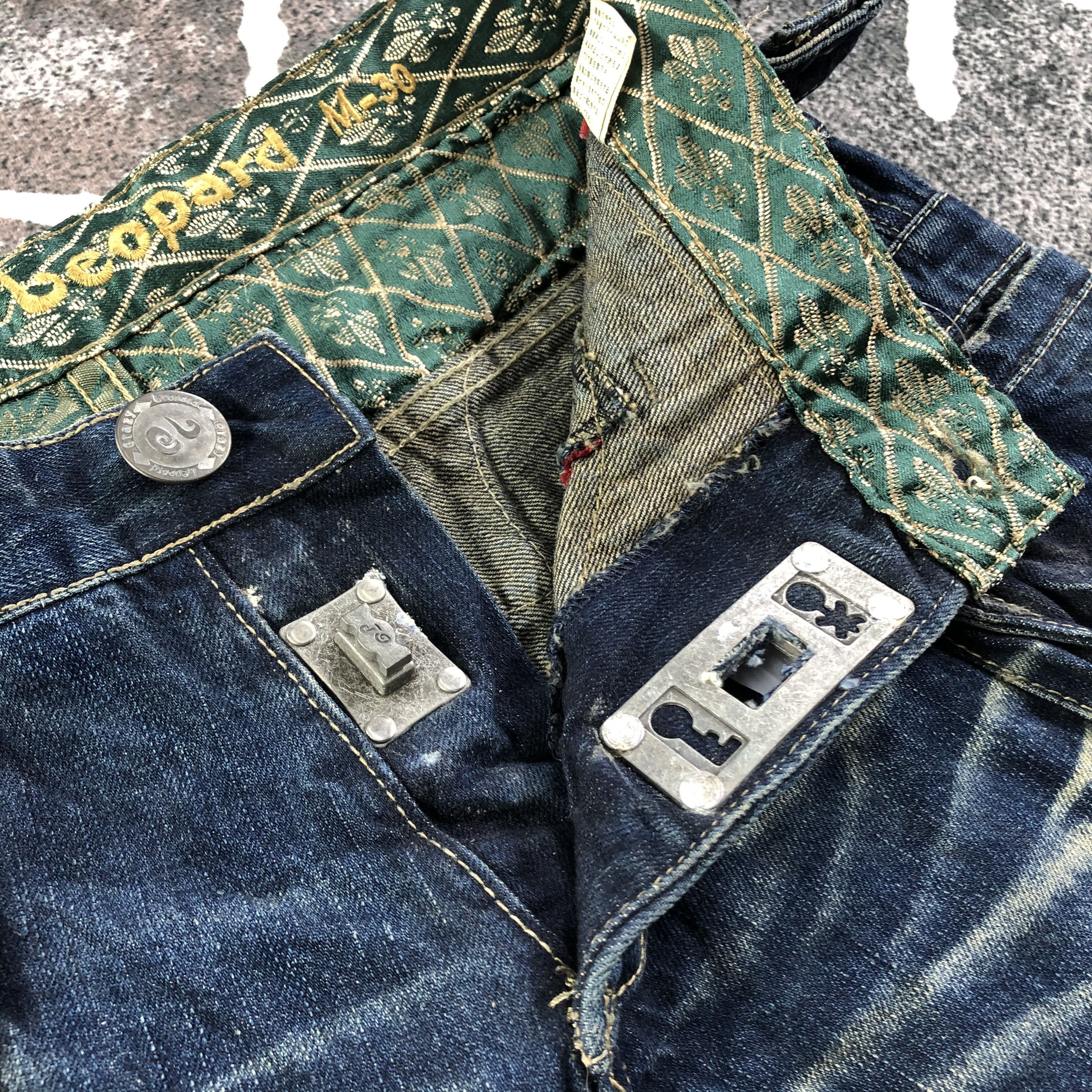 Japanese Brand Japanese Brand Crazy Leopard Bush Pants Jeans KJ1746 Size US 31 - 10 Thumbnail