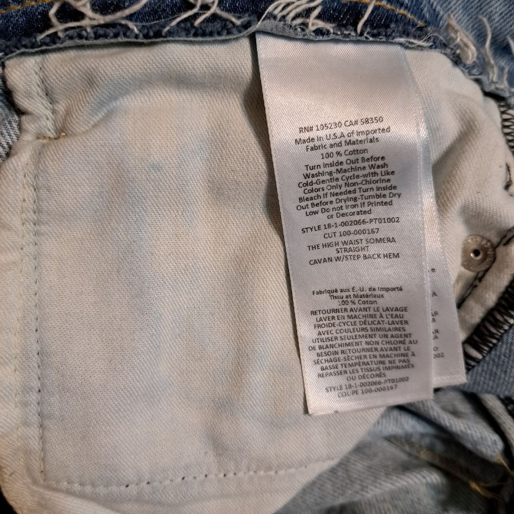 Current/Elliot Current Elliott The High Waist Somera Straight Jeans in Cava Size 25" / US 0 / IT 36 - 13 Thumbnail