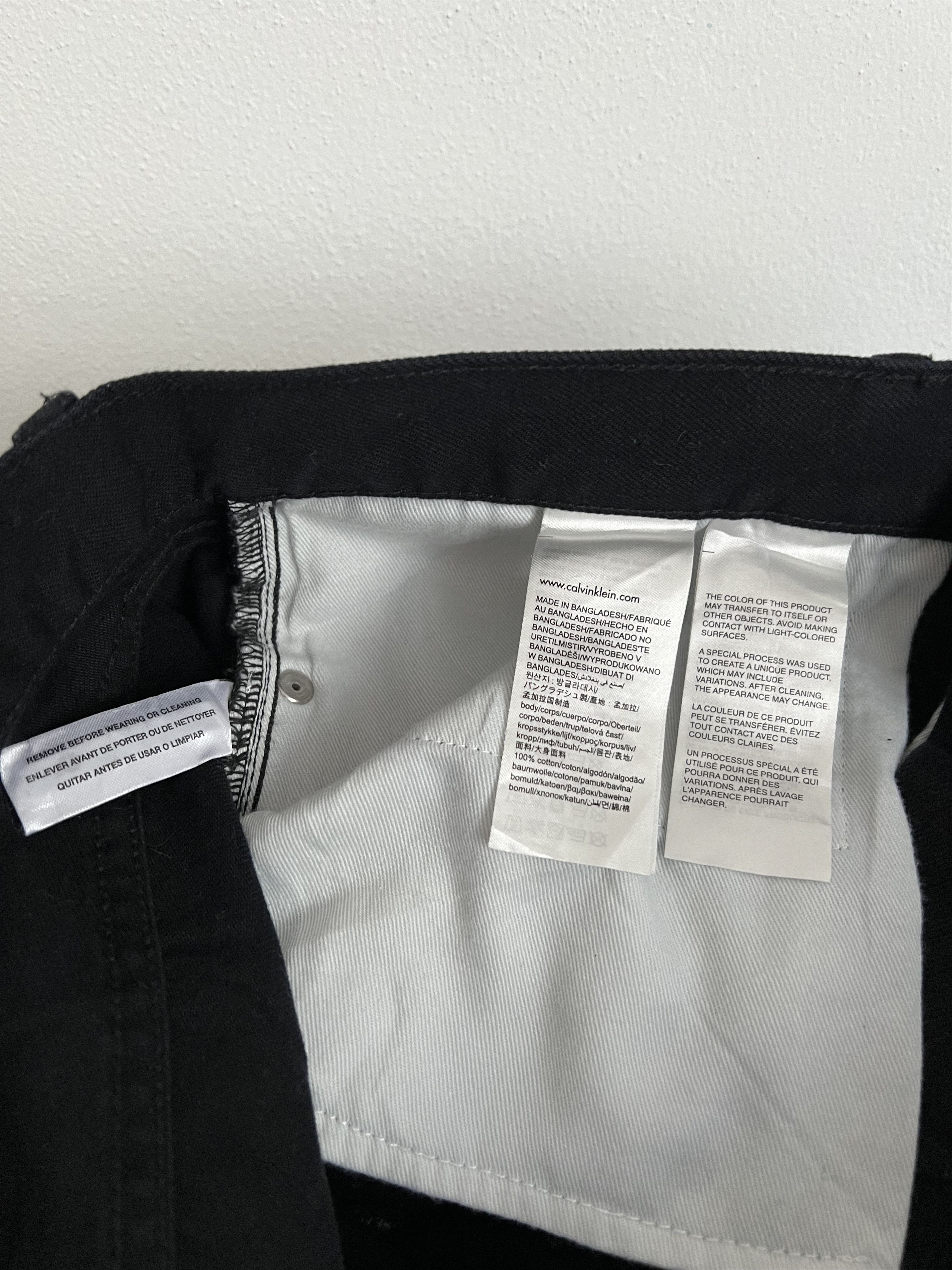 Calvin Klein CKJ Calvin Klein Jeans 205W39NYC Mid Rise Slim Floral Patch Size 31" - 12 Thumbnail