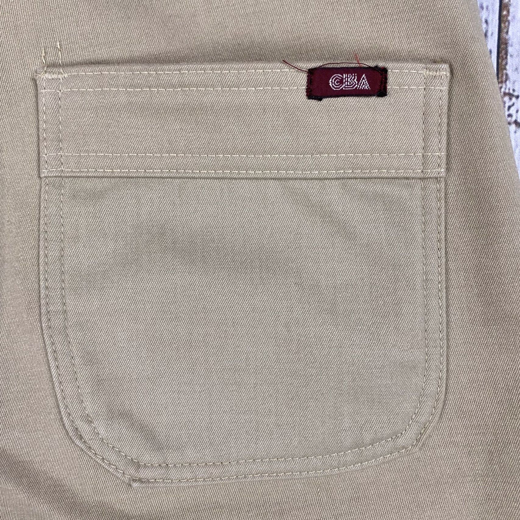 Vintage VINTAGE Work Pants Men 34 Inch Khaki Cotton OG-107 Fleece Lined Workwear 70s Straight Leg Size US 34 / EU 50 - 7 Thumbnail