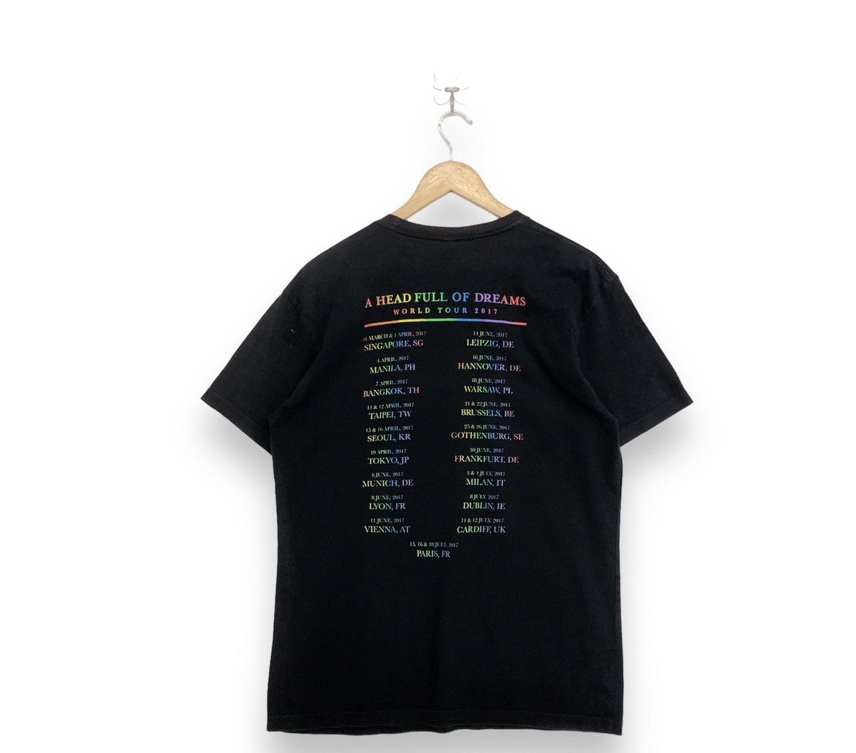 Band Tees Coldplay Band Tour Disstress Tshirt Size US M / EU 48-50 / 2 - 2 Thumbnail