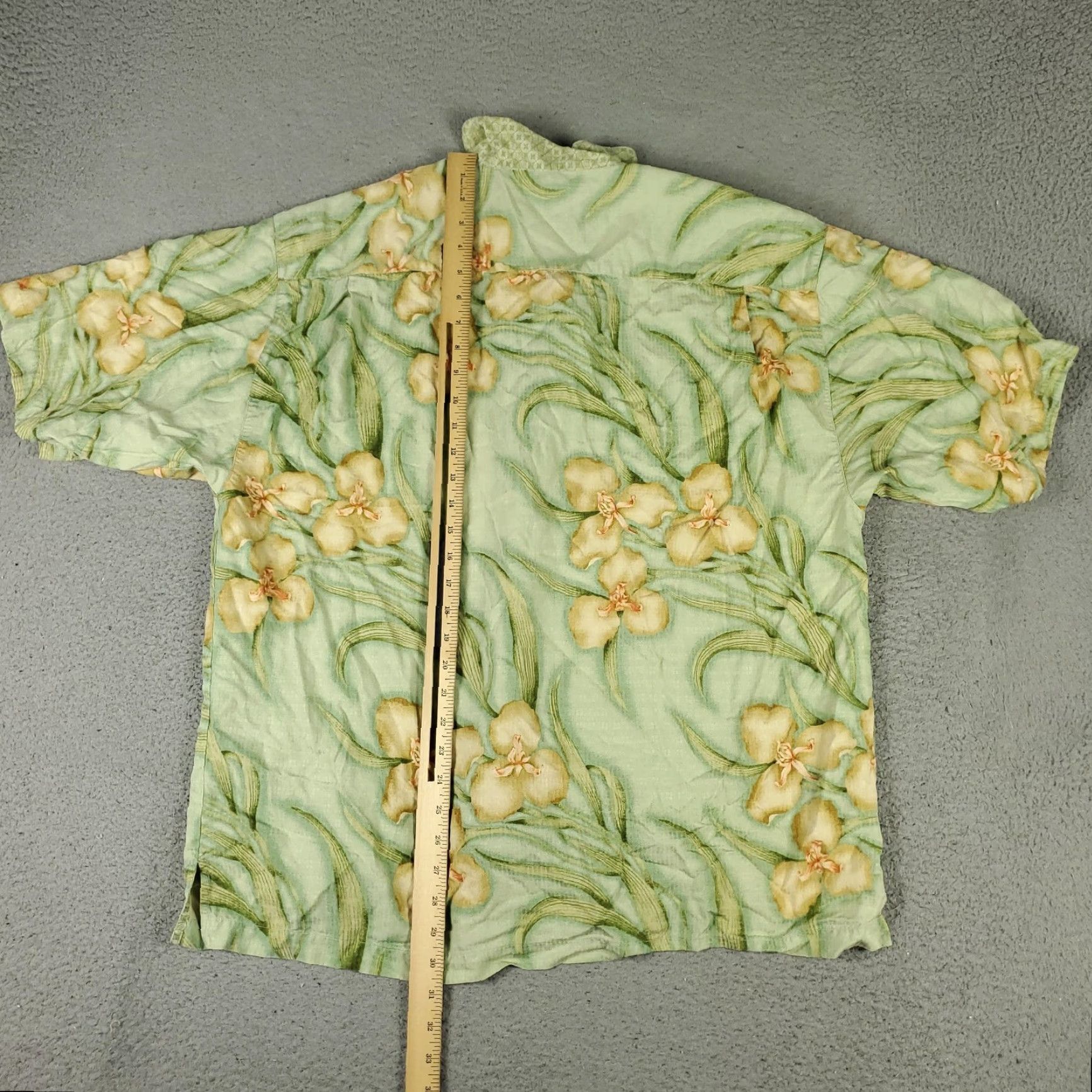 Tommy Bahama VINTAGE Tommy Bahama Shirt Mens XL Short Sleeve Green Floral Silk Hawaiian Casual Size US XL / EU 56 / 4 - 4 Thumbnail
