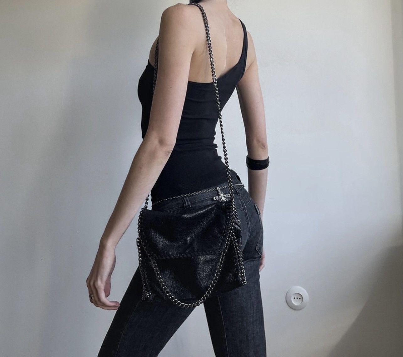 Other Shiny handbag on a metal chain, glamorous disco Size ONE SIZE - 6 Thumbnail