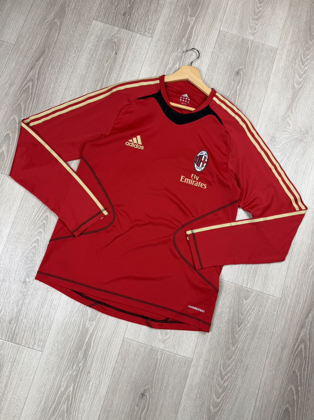 Adidas AC Milan 2010-11 Football Training Top Jersey Adidas Size US M / EU 48-50 / 2 - 4 Thumbnail
