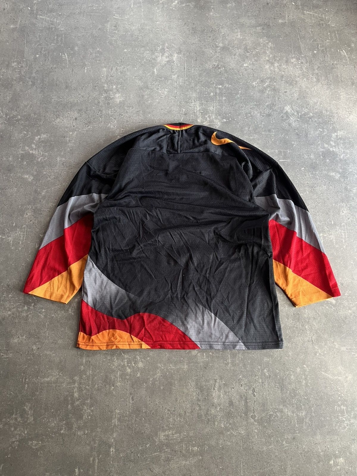 Nike Vintage Germany Deutschland 1996 Away Nike Hockey Jersey M Size US M / EU 48-50 / 2 - 2 Thumbnail