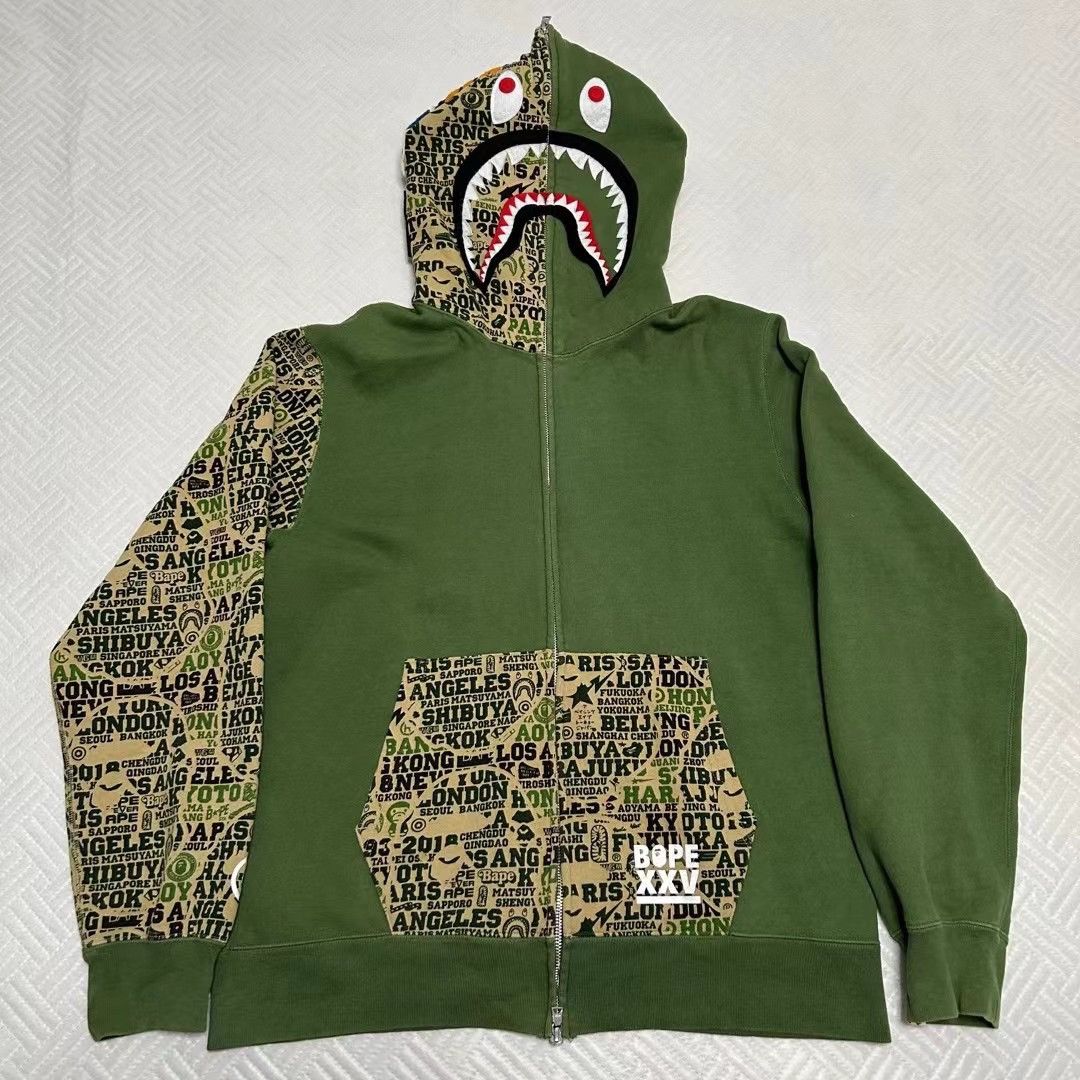 Bape Xxv Cities Hoodie | Grailed