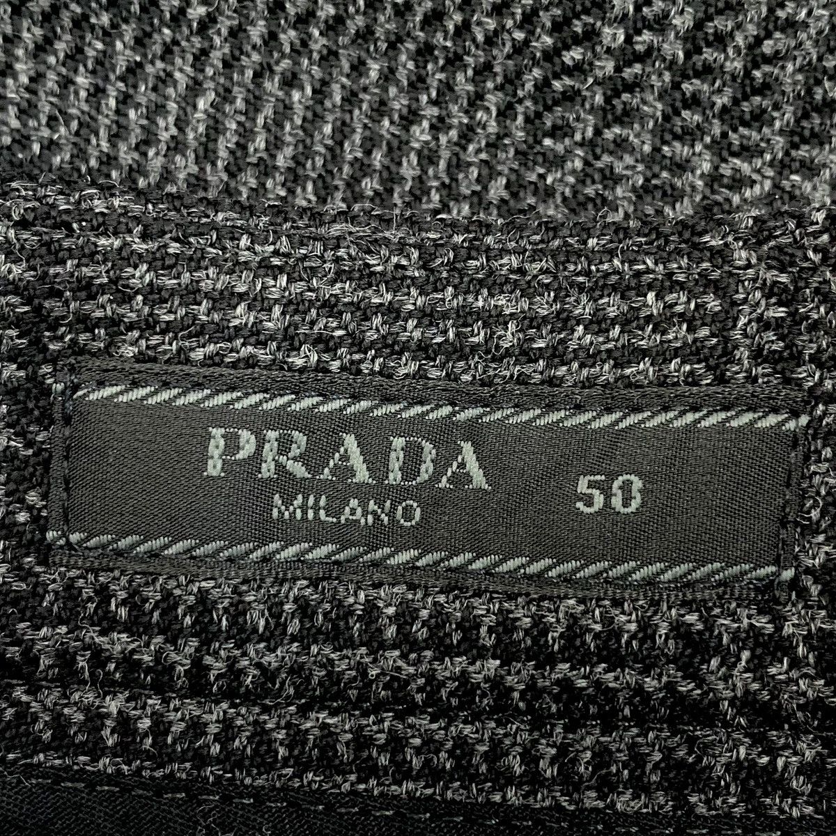 Prada Prada 24FW Dark Grey Wool Plaid Casual Trousers K26WX Size US 36 / EU 52 - 6 Thumbnail