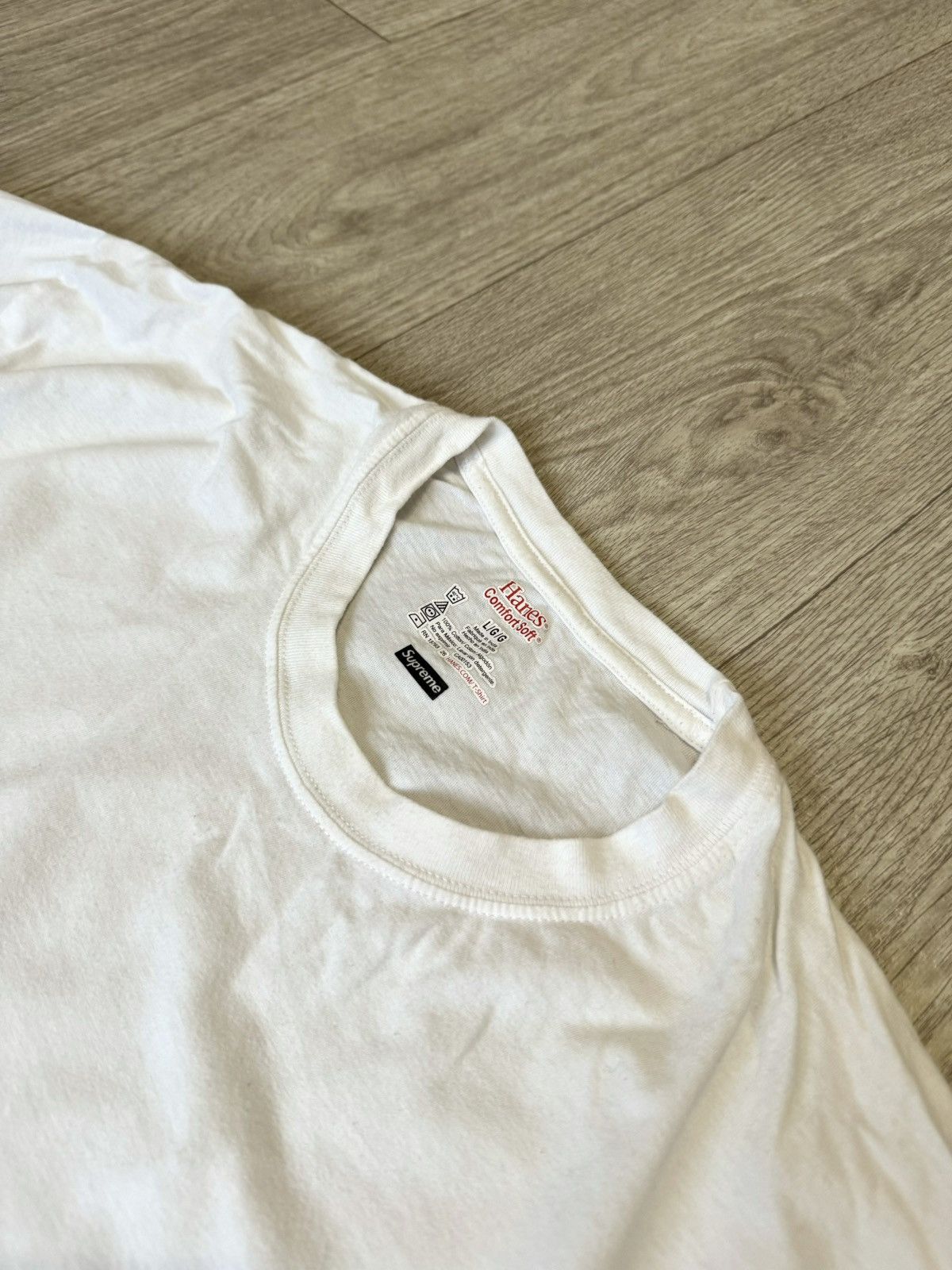 Hanes × Supreme 🔷Supreme x Hanes T-shirt🔷 Size US L / EU 52-54 / 3 - 3 Thumbnail