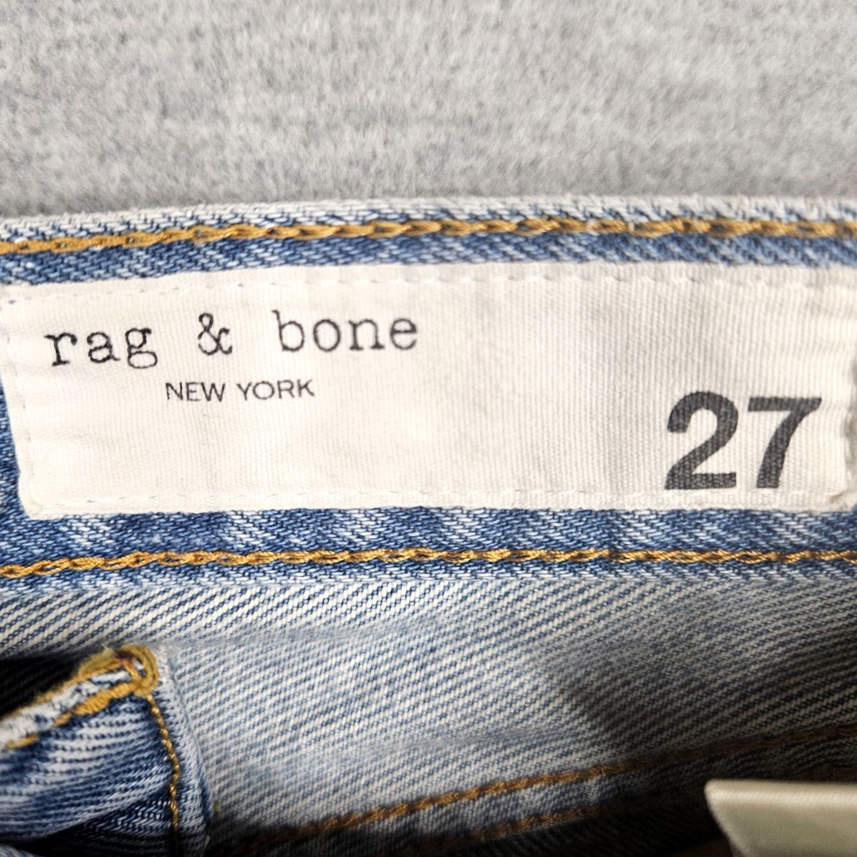 Rag & Bone rag & bone Maya 100% Cotton Blue High Rise Distressed Short Size 27 Size 27" / US 4 / IT 40 - 6 Thumbnail