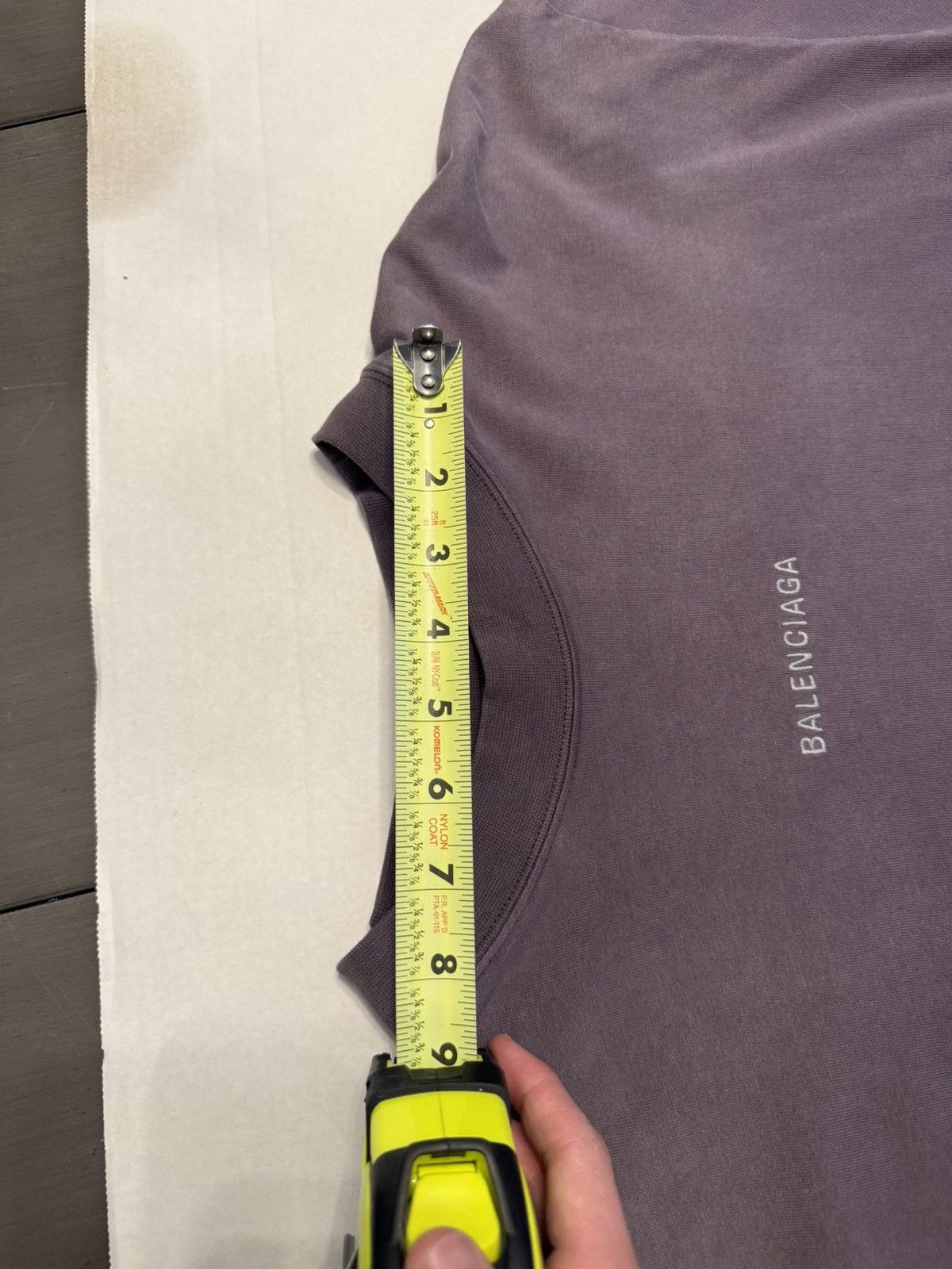 Balenciaga 2023 Balenciaga Medium Fit T-Shirt 'Purple' Size US M / EU 48-50 / 2 - 13 Thumbnail