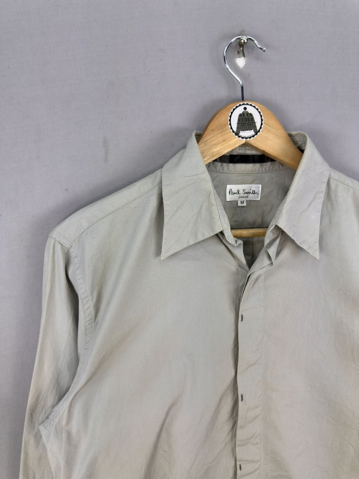 Paul Smith Paul Smith London Plain Flannel Shirt Button Up Size US M / EU 48-50 / 2 - 2 Thumbnail