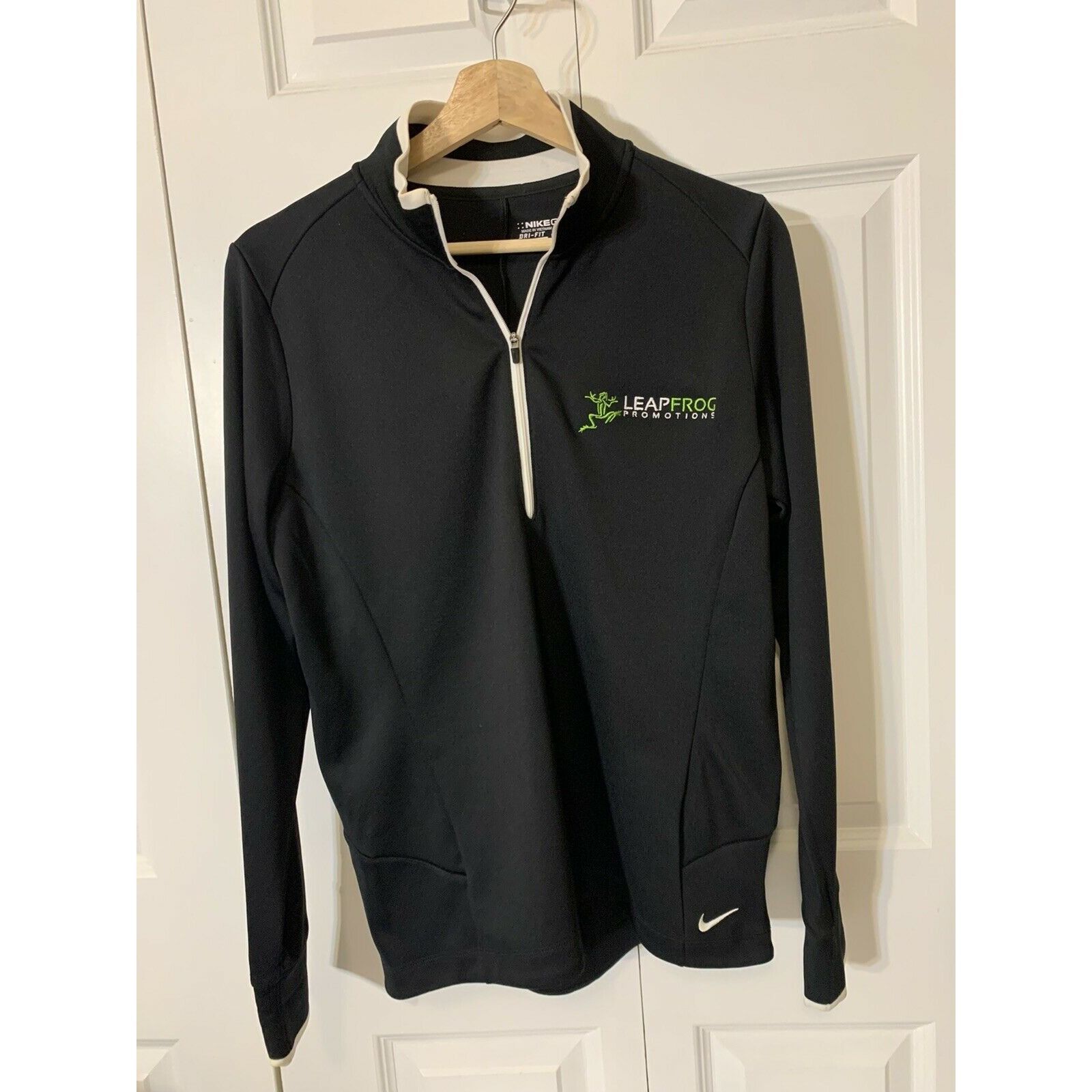 Nike NIKE Golf Dri-Fit Black Long Sleeve Pullover Jacket Leapfrog Size US XL / EU 56 / 4 - 1 Thumbnail