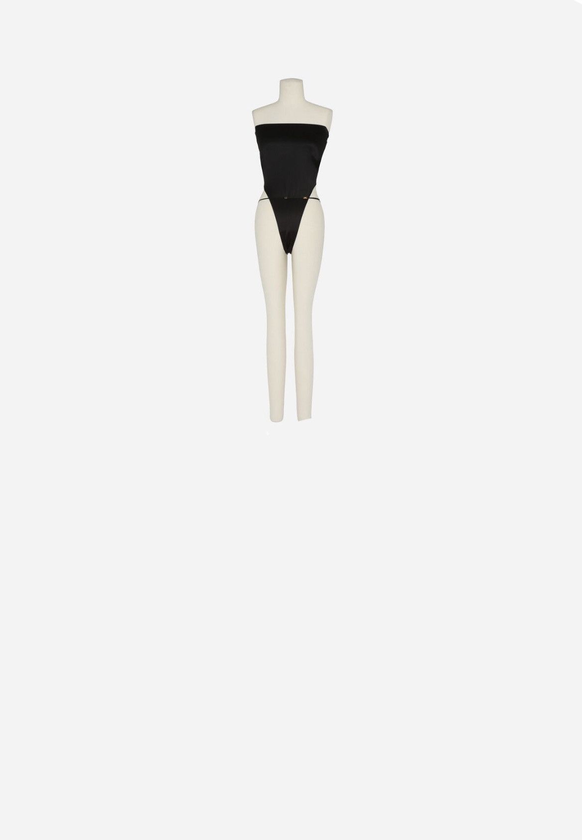 Saint Laurent Paris o1b1hav110525 791006 Body Duchesse Stretch in Noir Size XS / US 0-2 / IT 36-38 - 1 Preview