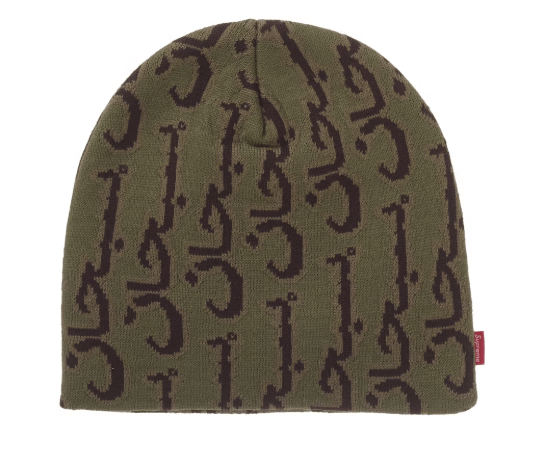 Supreme Supreme Arabic Beanie FW25 Olive Size ONE SIZE - 1 Thumbnail