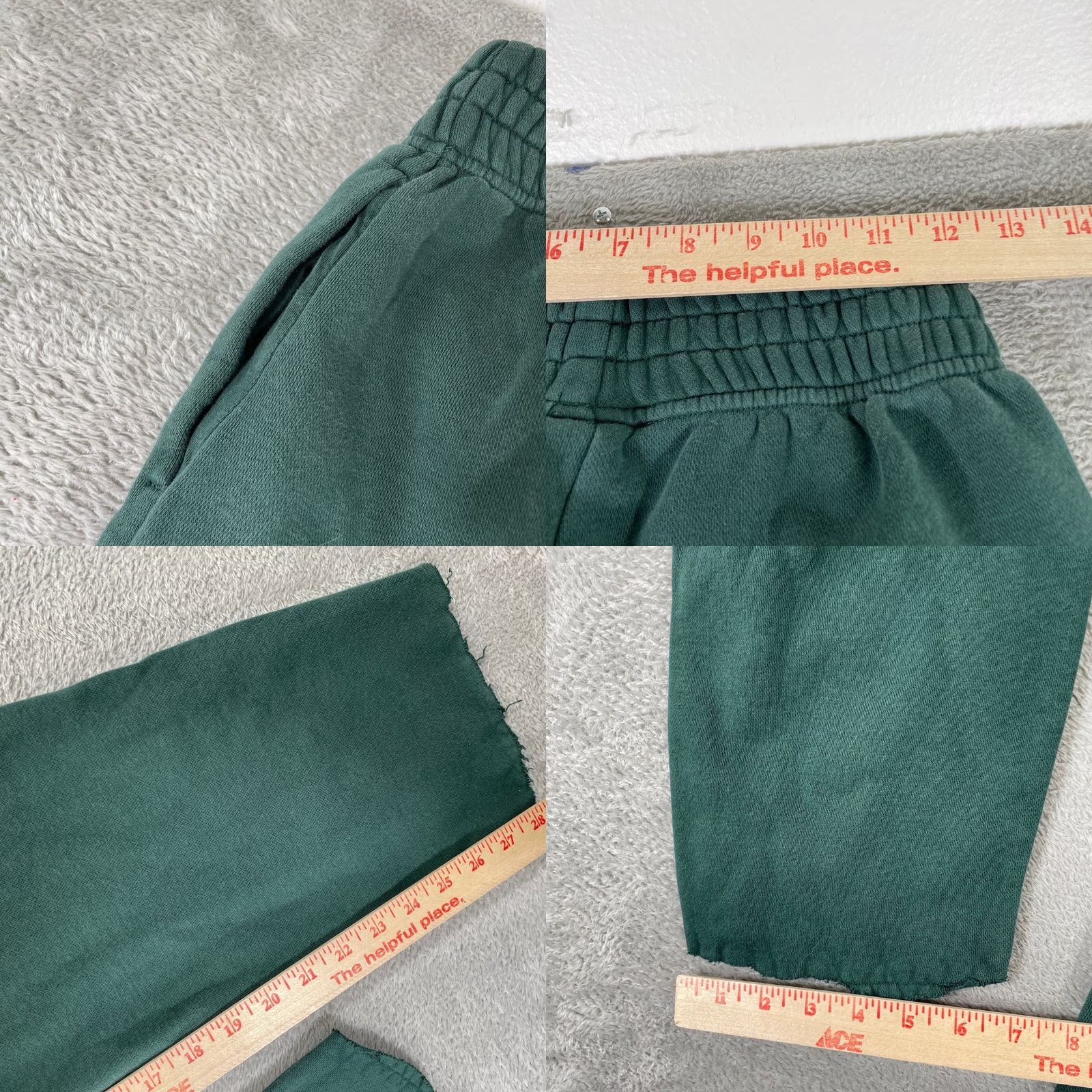 Nike Nike Sweatpants Women XS Green Elastic Waist Raw Hem Gym Running Sweatpants Size 26" / US 2 / IT 38 - 8 Thumbnail