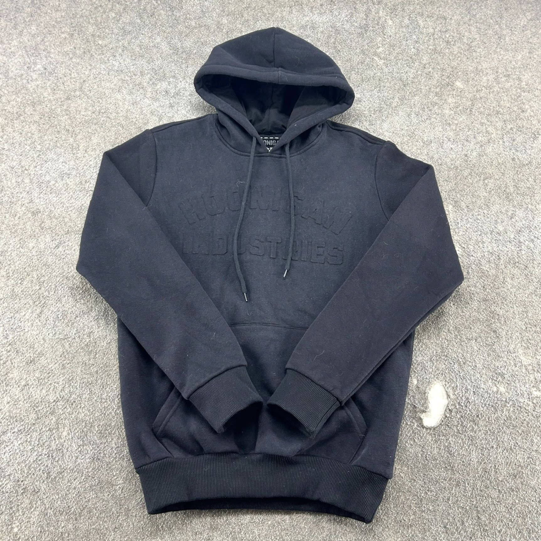 Industrie Hoonigan Hoodie Mens M Black Pullover Cars Drifting Cotton Fleece Logo Heavyweight Hooded Winter Fall Regular Mens Size US M / EU 48-50 / 2 - 2 Thumbnail