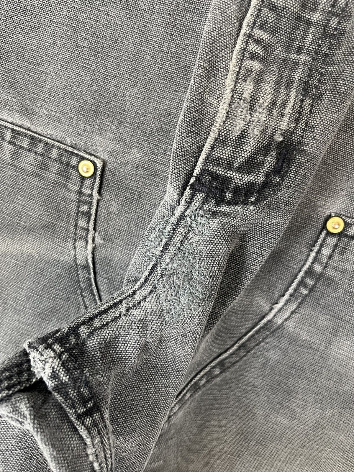 Carhartt × Vintage Sun faded Carhartt B01 BLK double knee denim Size US 37 - 7 Thumbnail