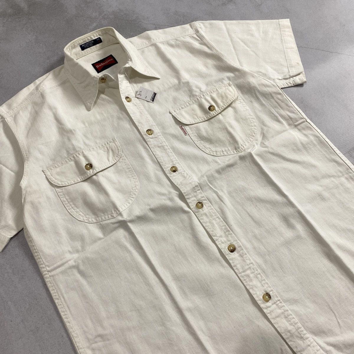 Budweiser Vtg 90’s Budweiser Double Pocket Shirt Size US M / EU 48-50 / 2 - 3 Thumbnail