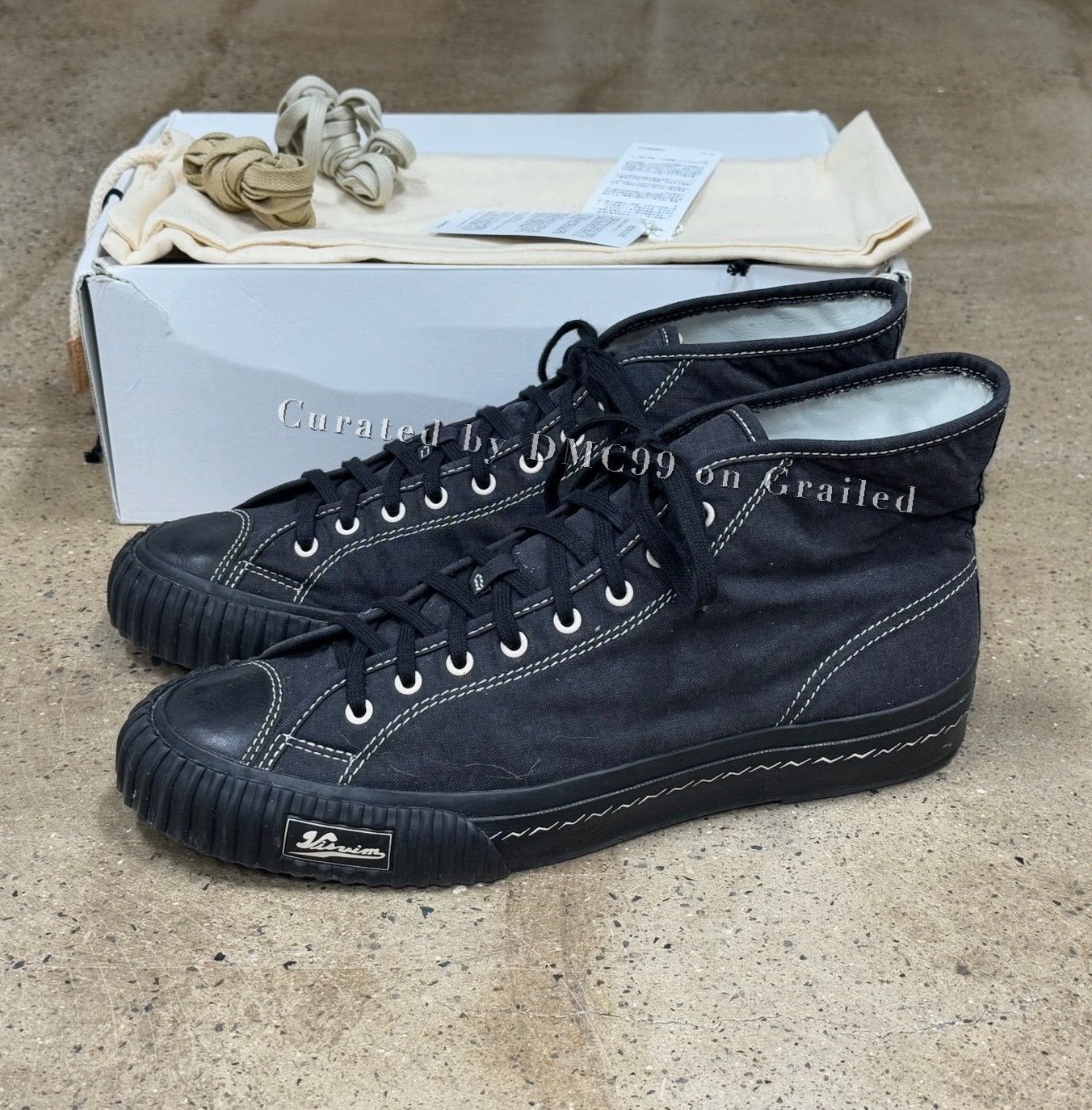 Sophnet. × Visvim Visvim X Sophnet Black High Top Sneakers | Grailed