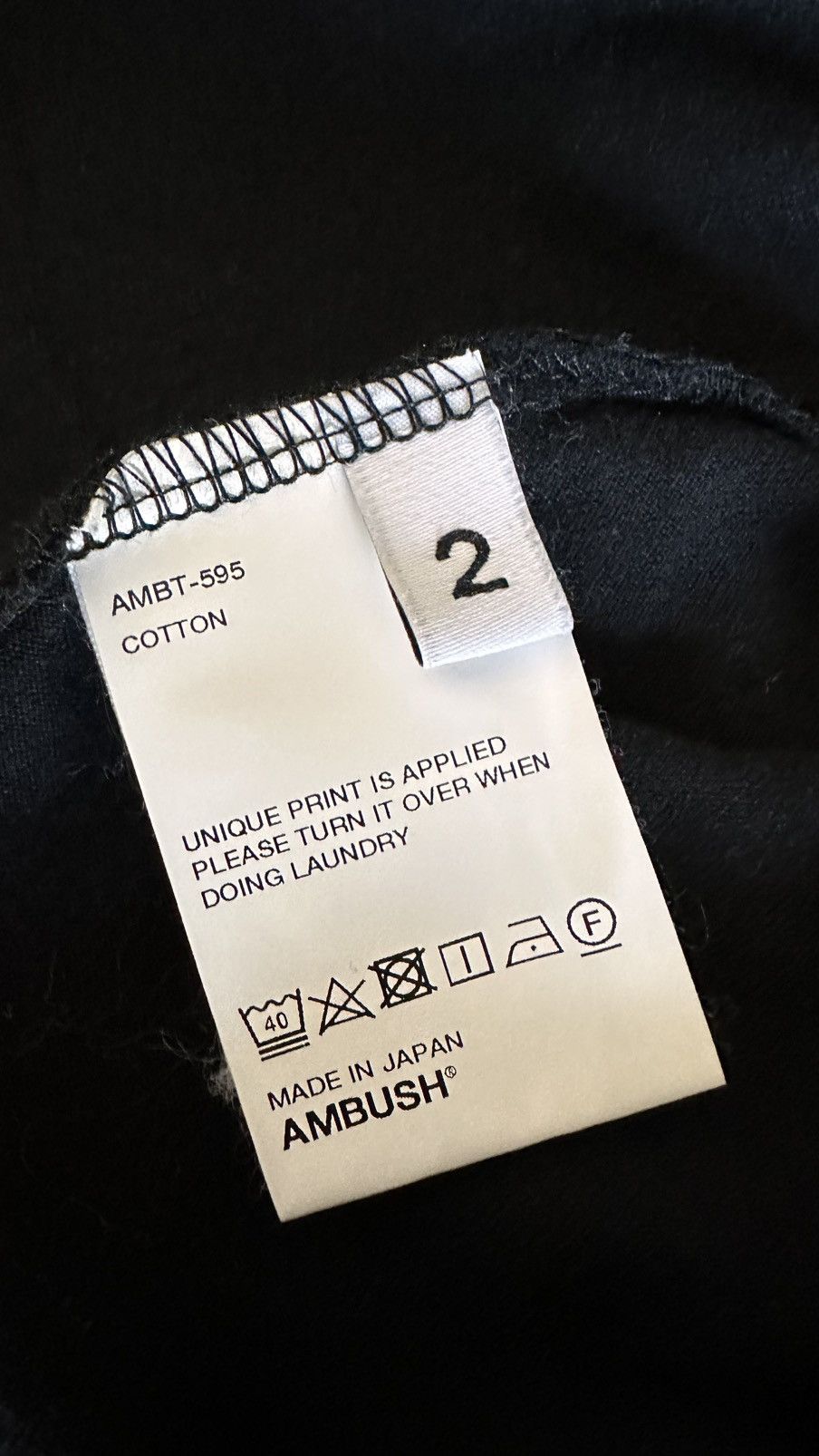 Ambush Design AMBUSH Fluid graphic print T-shirt Size US M / EU 48-50 / 2 - 5 Thumbnail
