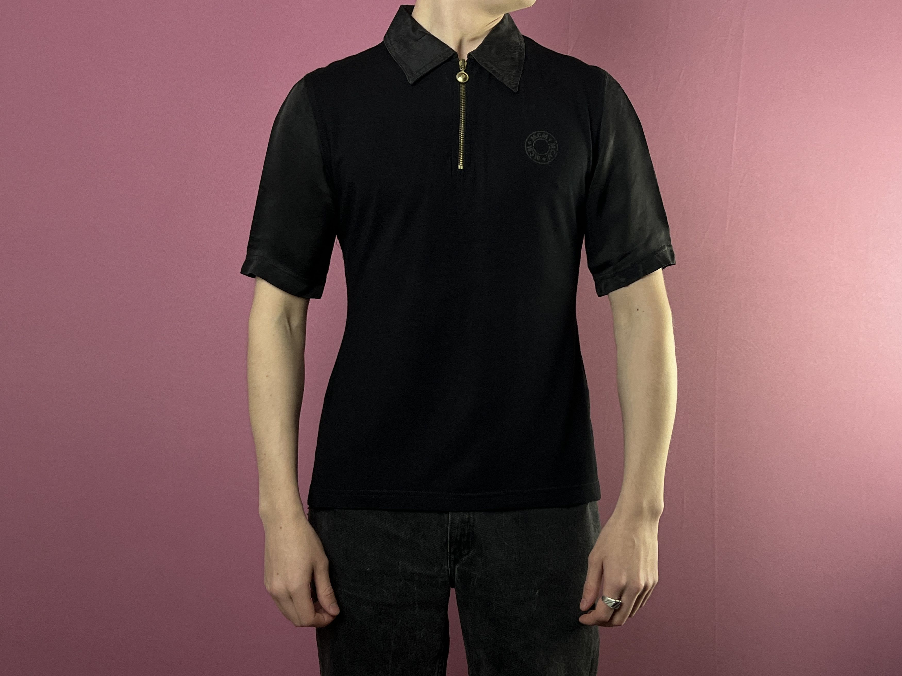 MCM MCM Sport Vintage Men's Quarter Zip Polo Shirt - S Size US S / EU 44-46 / 1 - 6 Thumbnail