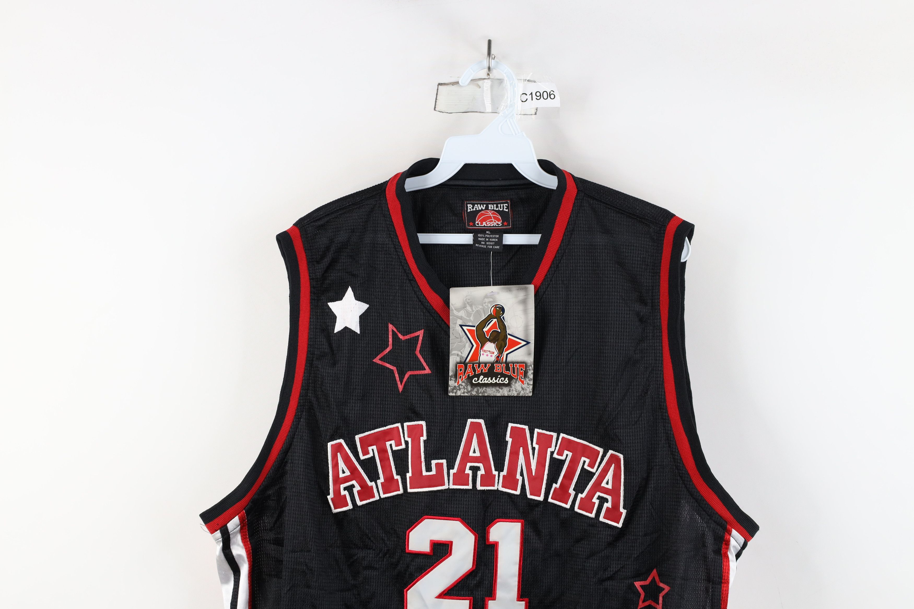 Vintage Deadstock Vintage 90s Y2K Streetwear Basketball Jersey Size US XL / EU 56 / 4 - 2 Thumbnail