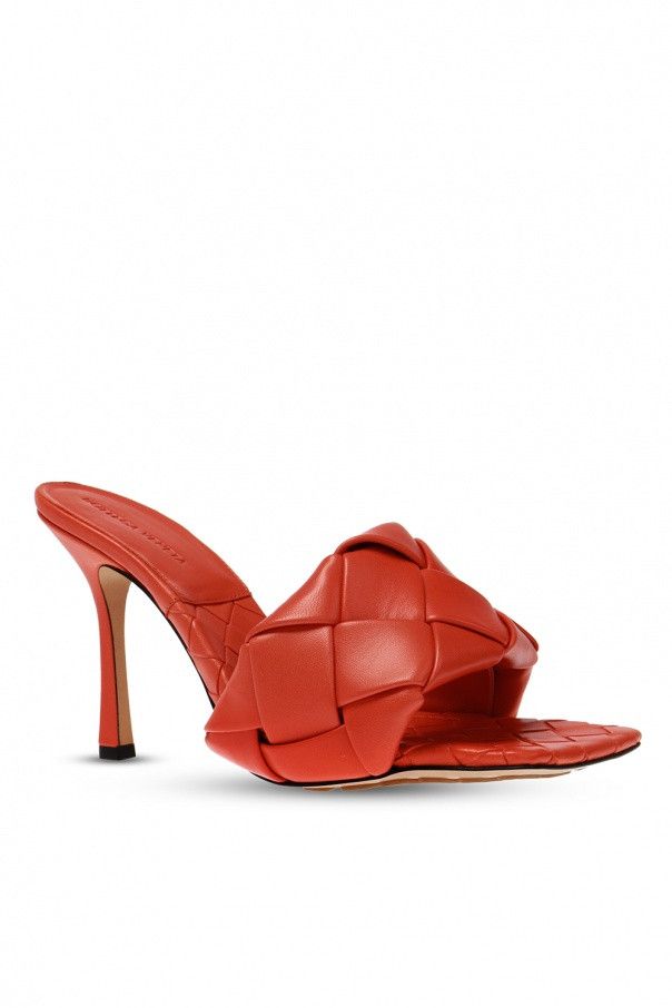 Bottega Veneta o1bcso1str0924 Lido Sandals in Orange Size US 6.5 / IT 36.5 - 4 Thumbnail