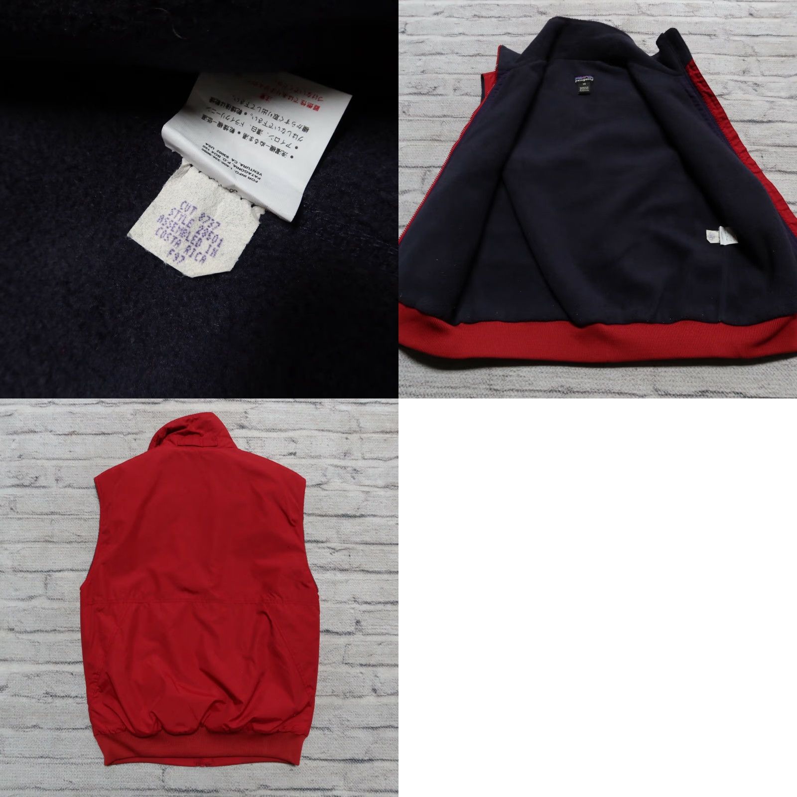 Patagonia Vintage Patagonia Vest Fleece Lined Nylon Red XS Mens Korean? Size US XL / EU 56 / 4 - 8 Thumbnail