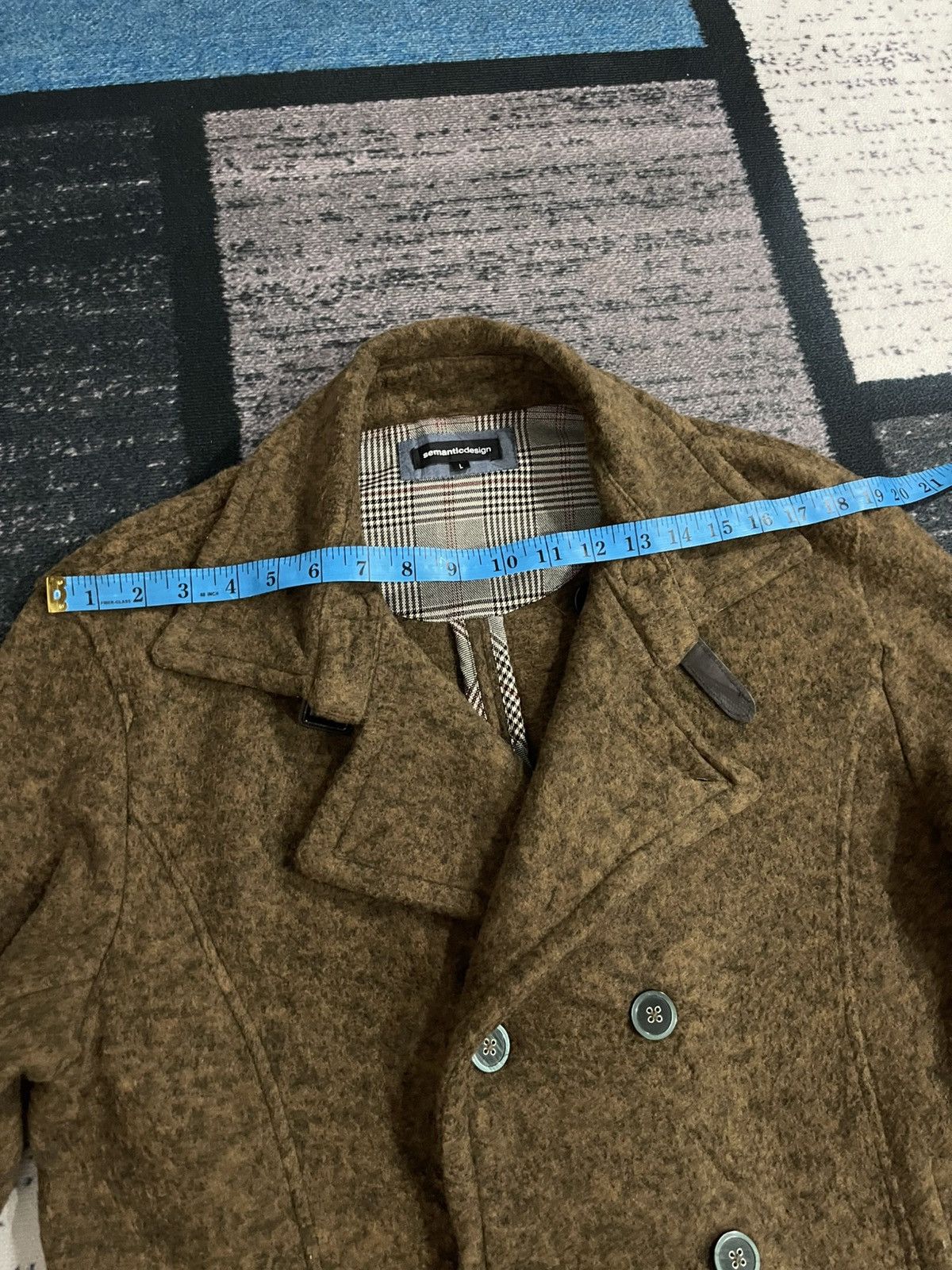 Japanese Brand × semanticdesign Semantic Design Double Breasted Jacket Size US L / EU 52-54 / 3 - 16 Thumbnail