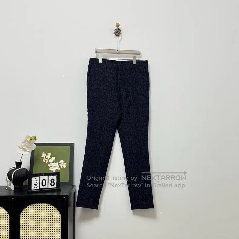 Fendi Fendi Letter Logo Full Print Trousers Size 50L - 1 Thumbnail