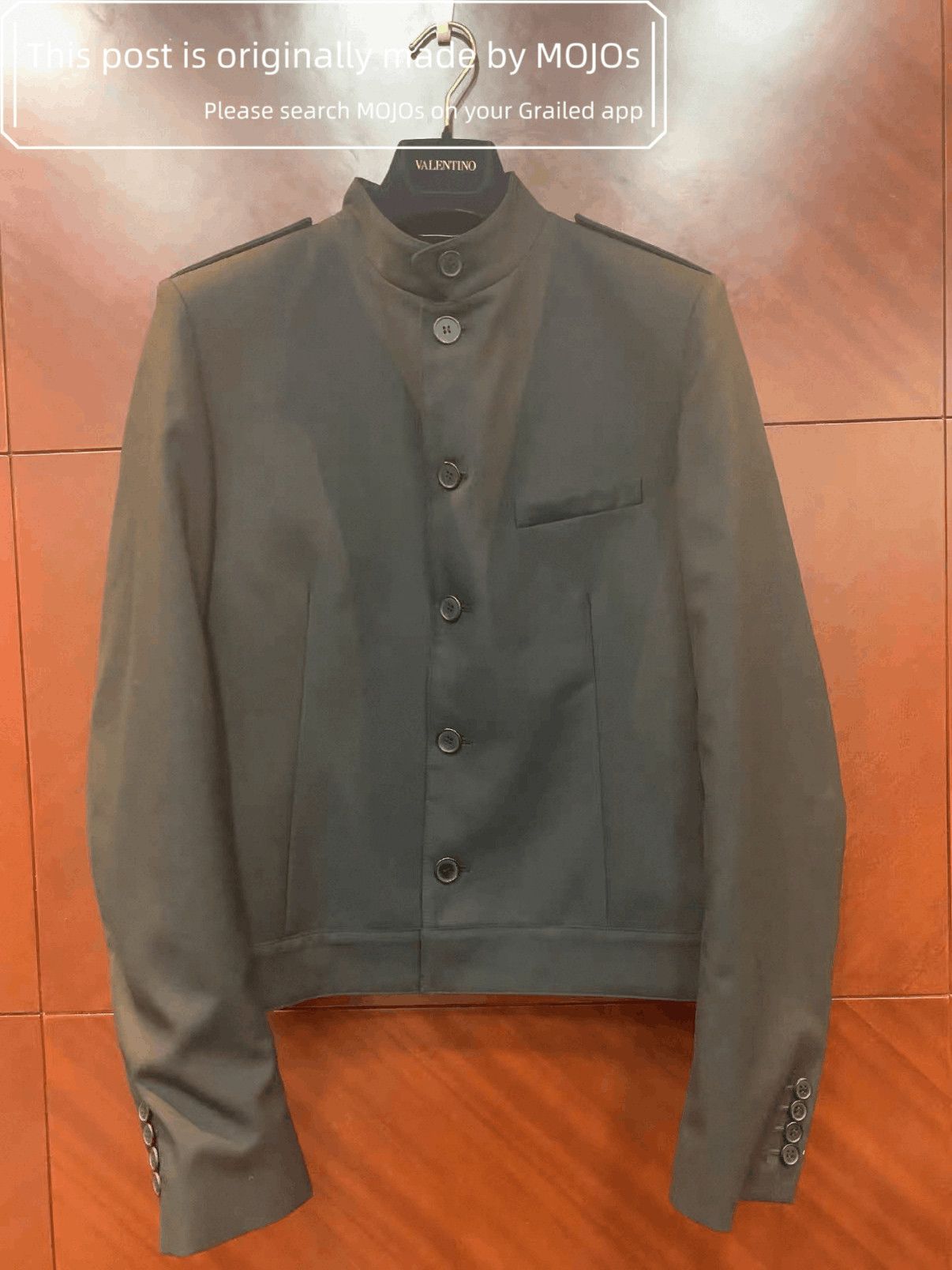 Saint Laurent Paris Sz 48 Saint Laurent Paris Mid Collar Military Jacket mojos06 Size US M / EU 48-50 / 2 - 3 Thumbnail