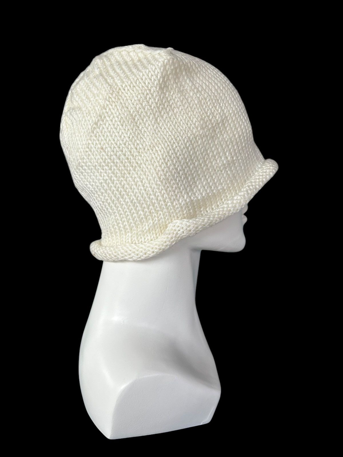 Japanese Brand × Kapital × Vintage Michael Klein Skull Knitted Big Beanie Hats Rare ☠️☠️ Size ONE SIZE - 3 Thumbnail