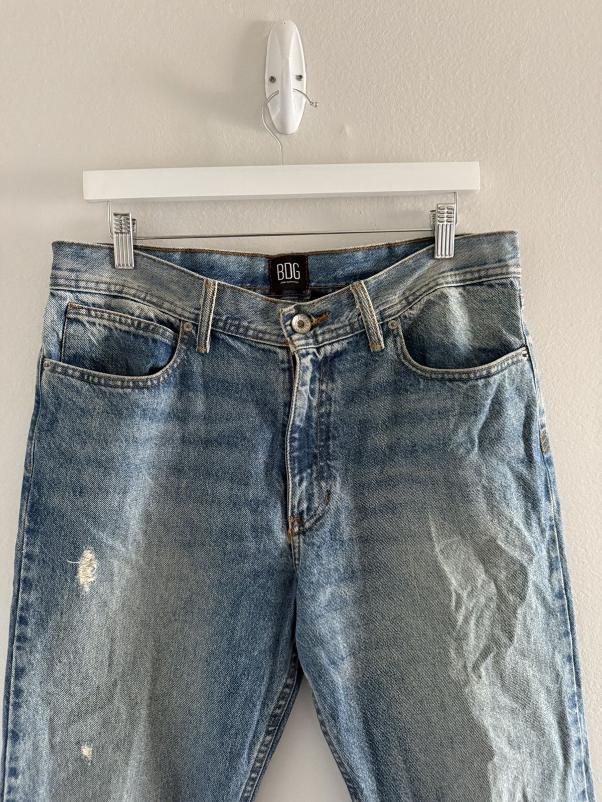 Bdg BDG UO Relaxed Dad Fit Denim Jeans Pants Blue Stone-Wash Size US 32 / EU 48 - 3 Thumbnail