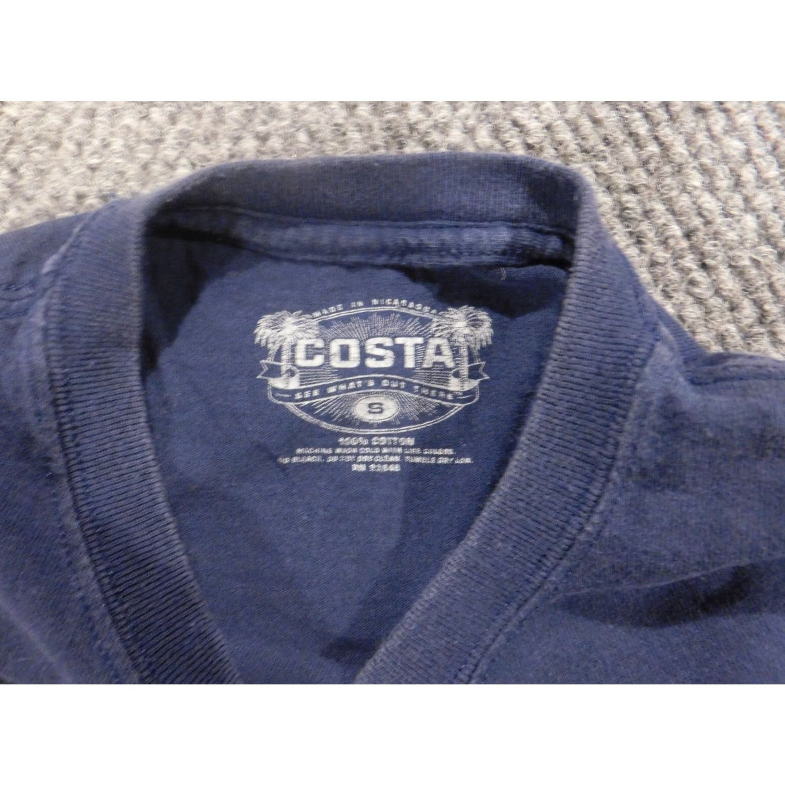 Vintage Costa Shirt mens logo graphic small island vibes Size US S / EU 44-46 / 1 - 5 Thumbnail