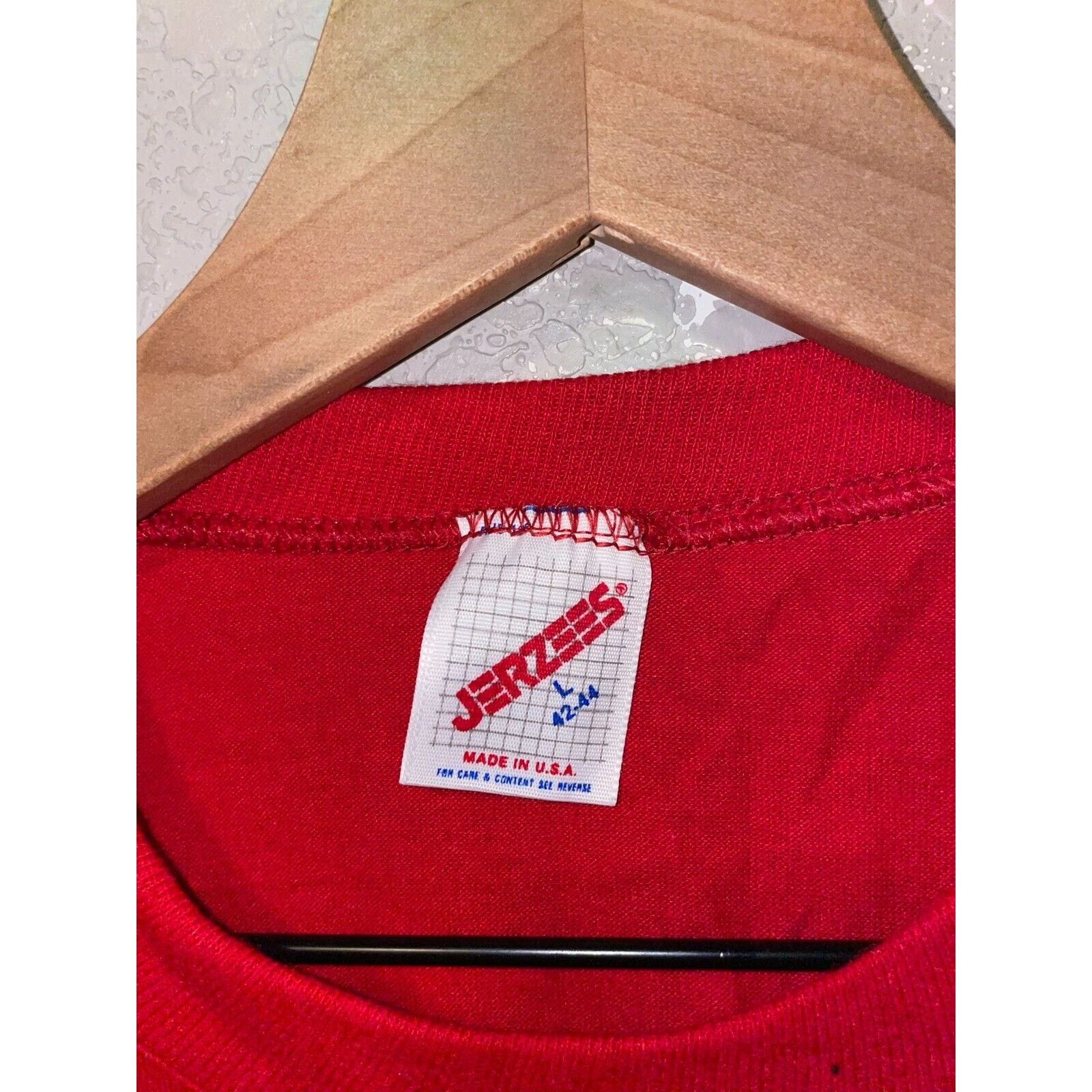 Jerzees Vintage Native American Shirt Black Hills 90s Tee Red VTG L Size US L / EU 52-54 / 3 - 10 Thumbnail