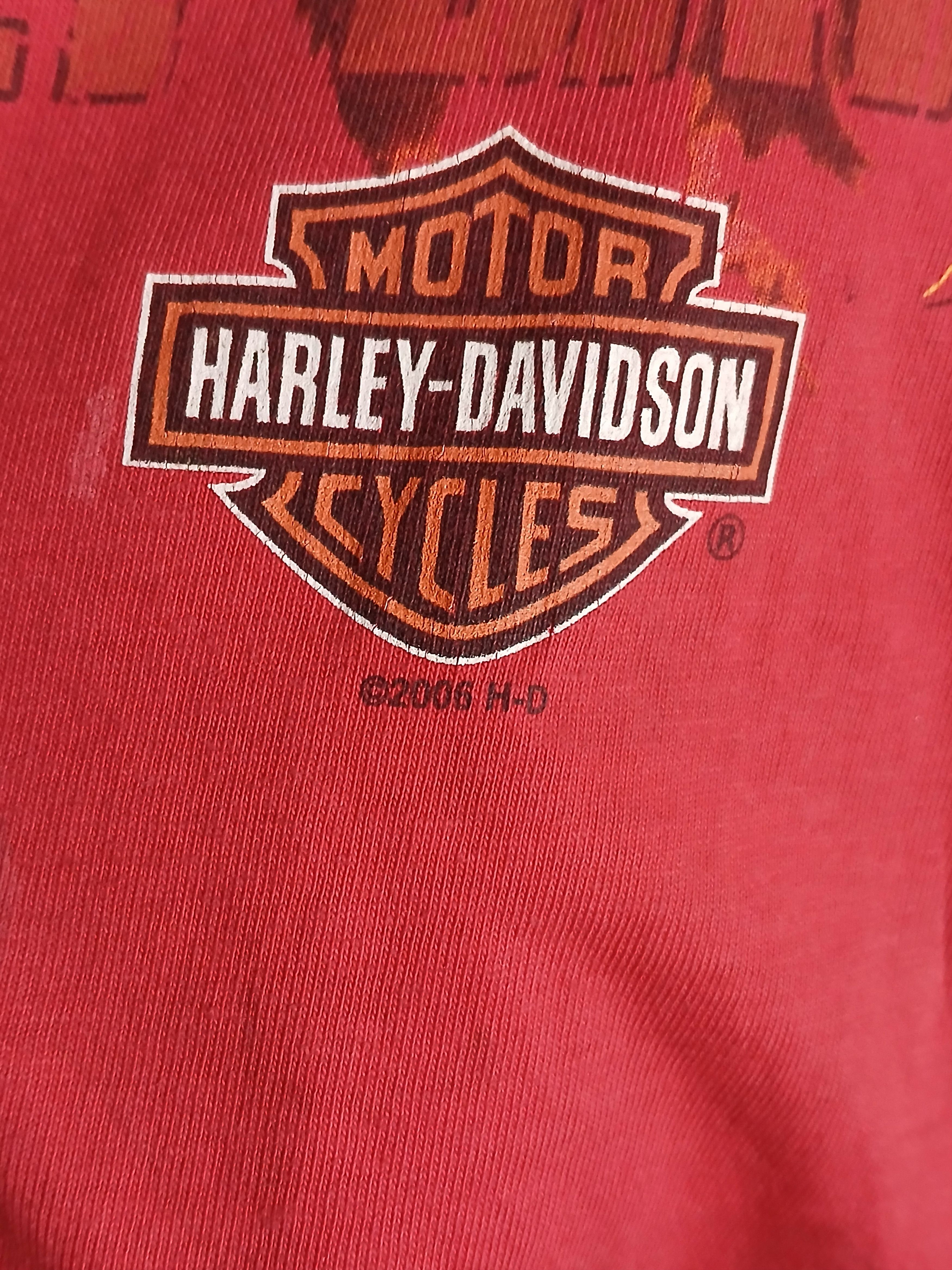 Harley Davidson × Vintage Vintage 2006 Harley Davidson Racing Moto T-Shirt Size US M / EU 48-50 / 2 - 5 Thumbnail