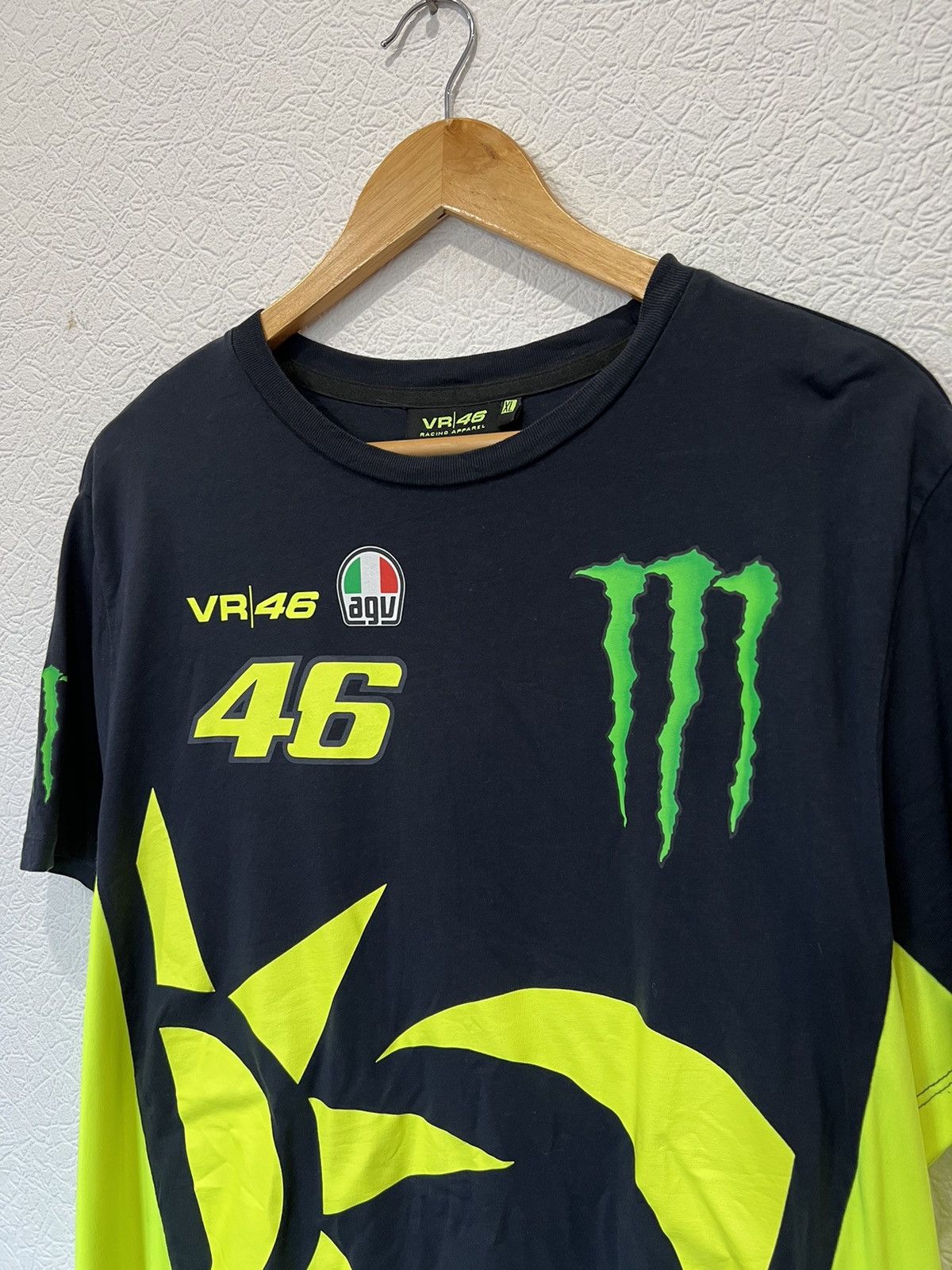 Vintage Vintage Blue VR 46 Monster T Shirt Racing Size US XL / EU 56 / 4 - 3 Thumbnail