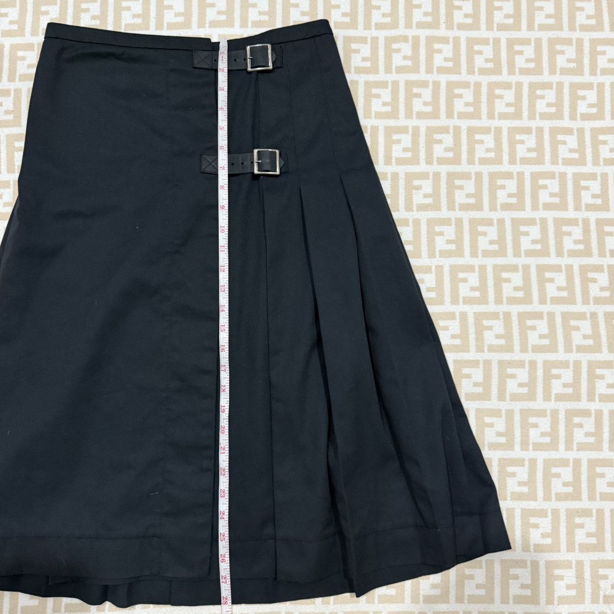 Engineered Garments Vintage Engineered Garments Pleated Midi Skirt Size 30" / US 8 / IT 44 - 7 Thumbnail