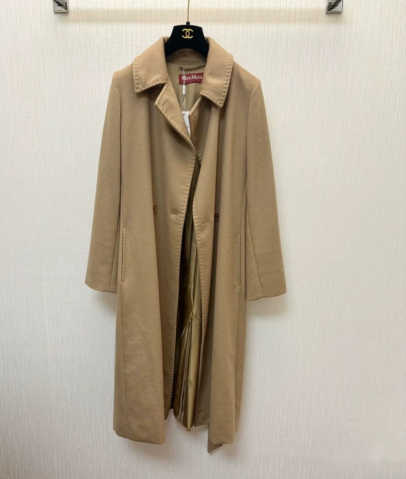 Max Mara Max Mara Long coat in classic camel Size M / US 6-8 / IT 42-44 - 3 Thumbnail