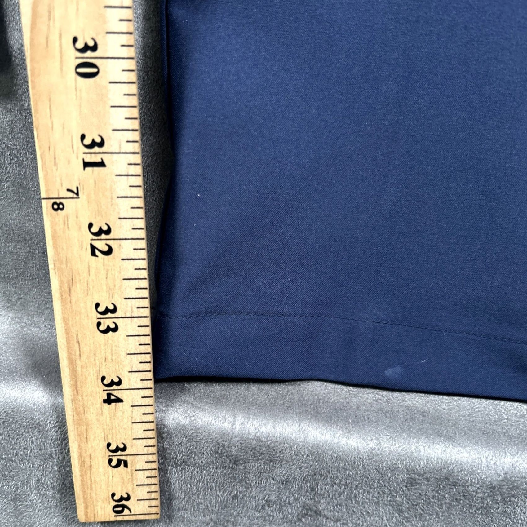 Vintage Greg Norman Golf Pants Mens 34x34 Blue Stretch Performance Slash Pockets Size US 36 / EU 52 - 4 Thumbnail