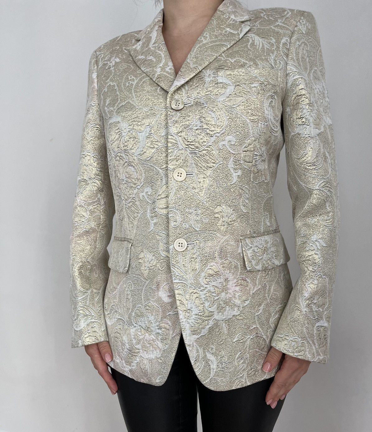 Comme des Garcons Floral gold jacket Comme Des Garçons 2019 Size S / US 4 / IT 40 - 10 Thumbnail