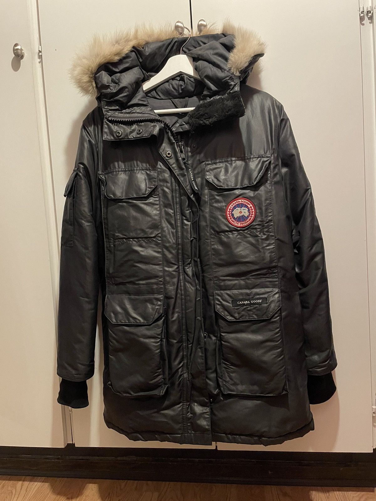 image of Canada Goose Expedition Parka in Black, Men's (Size XS)