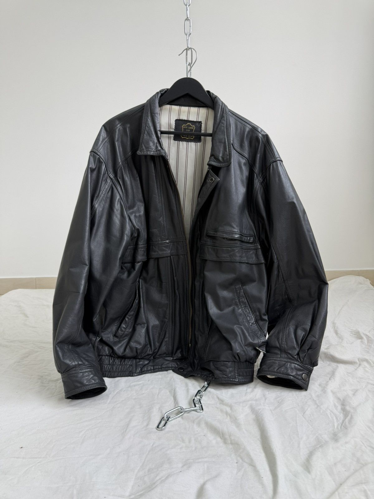 Schott Vintage Redskins Schott Style Heavy Leather Jacket Size US L / EU 52-54 / 3 - 1 Thumbnail