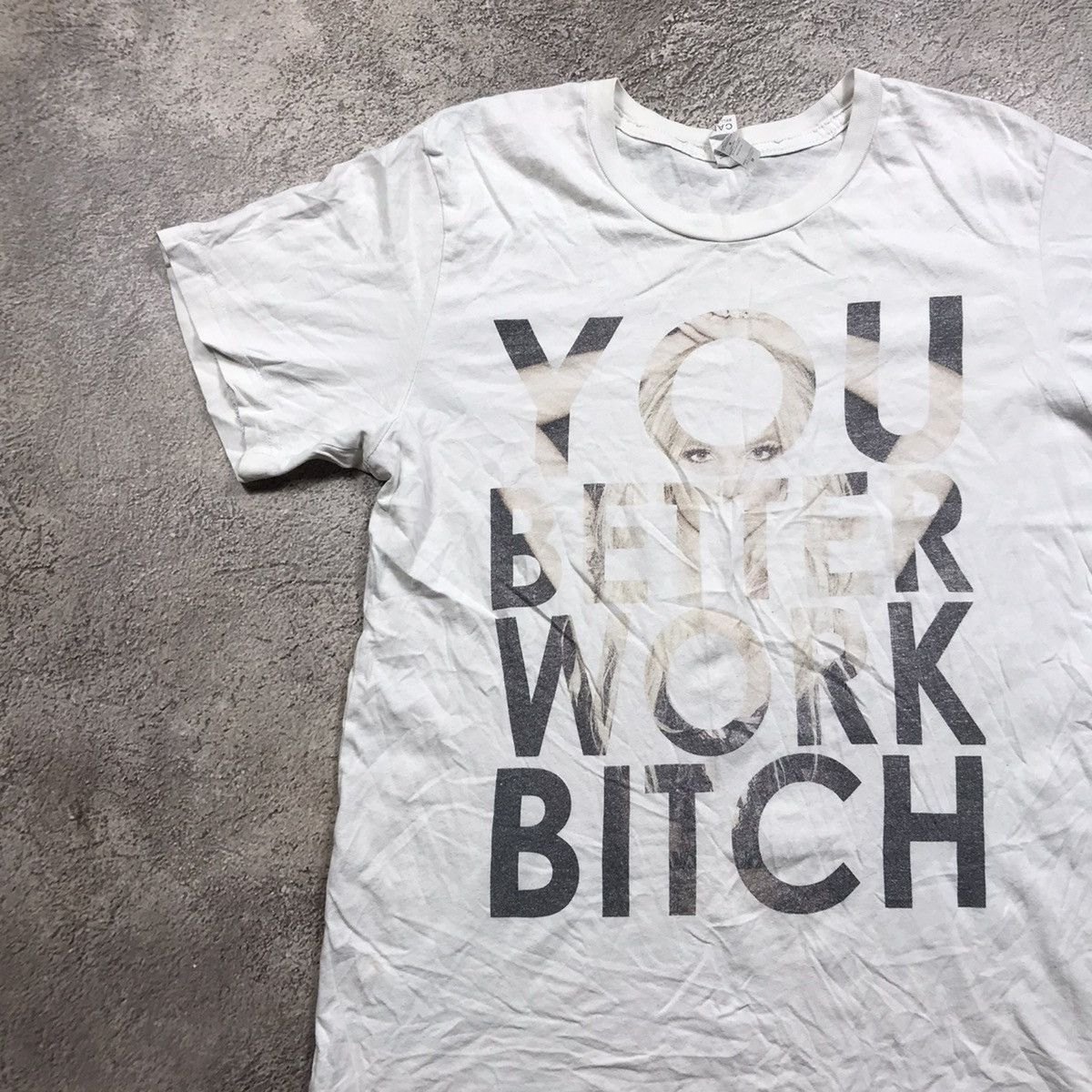 Vintage Vintage 90s You Better Work Bitch Graphic Tee Y2K Swag L Size US L / EU 52-54 / 3 - 2 Thumbnail