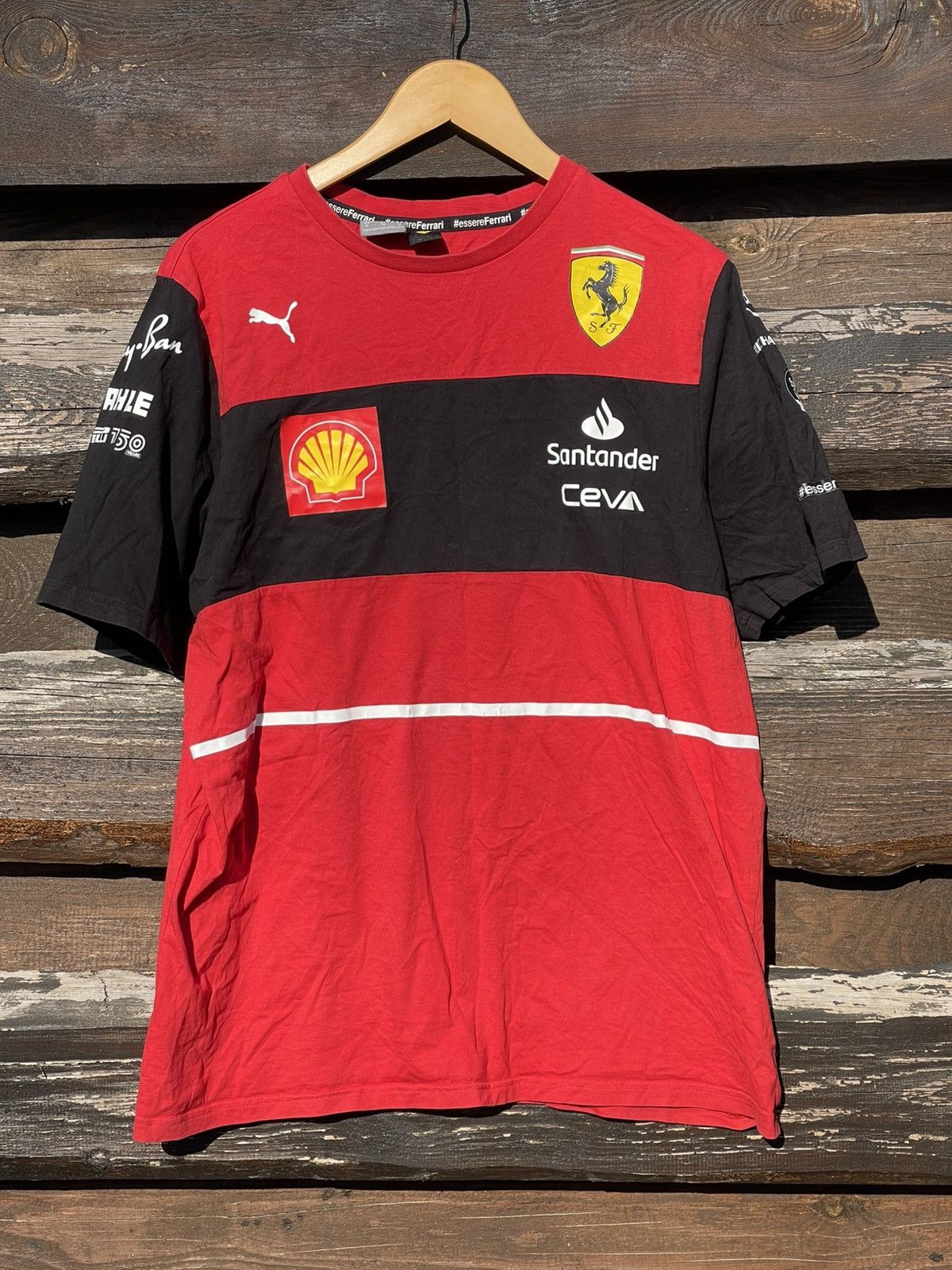 Ferrari × Puma Puma Ferrari #16 Charles Leclerc Formula 1 T-shirt jersey Size US XL / EU 56 / 4 - 1 Thumbnail