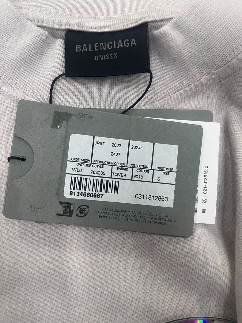 Balenciaga Balenciaga 24 Valentine's day CD short sleeve 2503-Nextarro Size US S / EU 44-46 / 1 - 3 Thumbnail