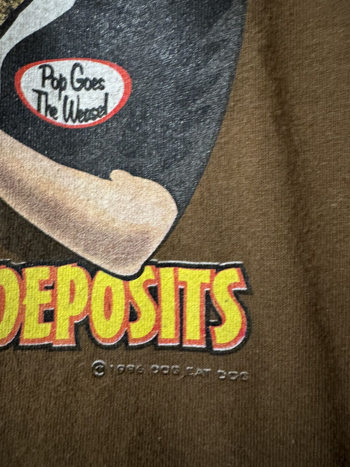 Vintage Vintage 1996 Dog Eat Dog Jack In A Box Sperm Bank Tshirt Size US XL / EU 56 / 4 - 3 Thumbnail